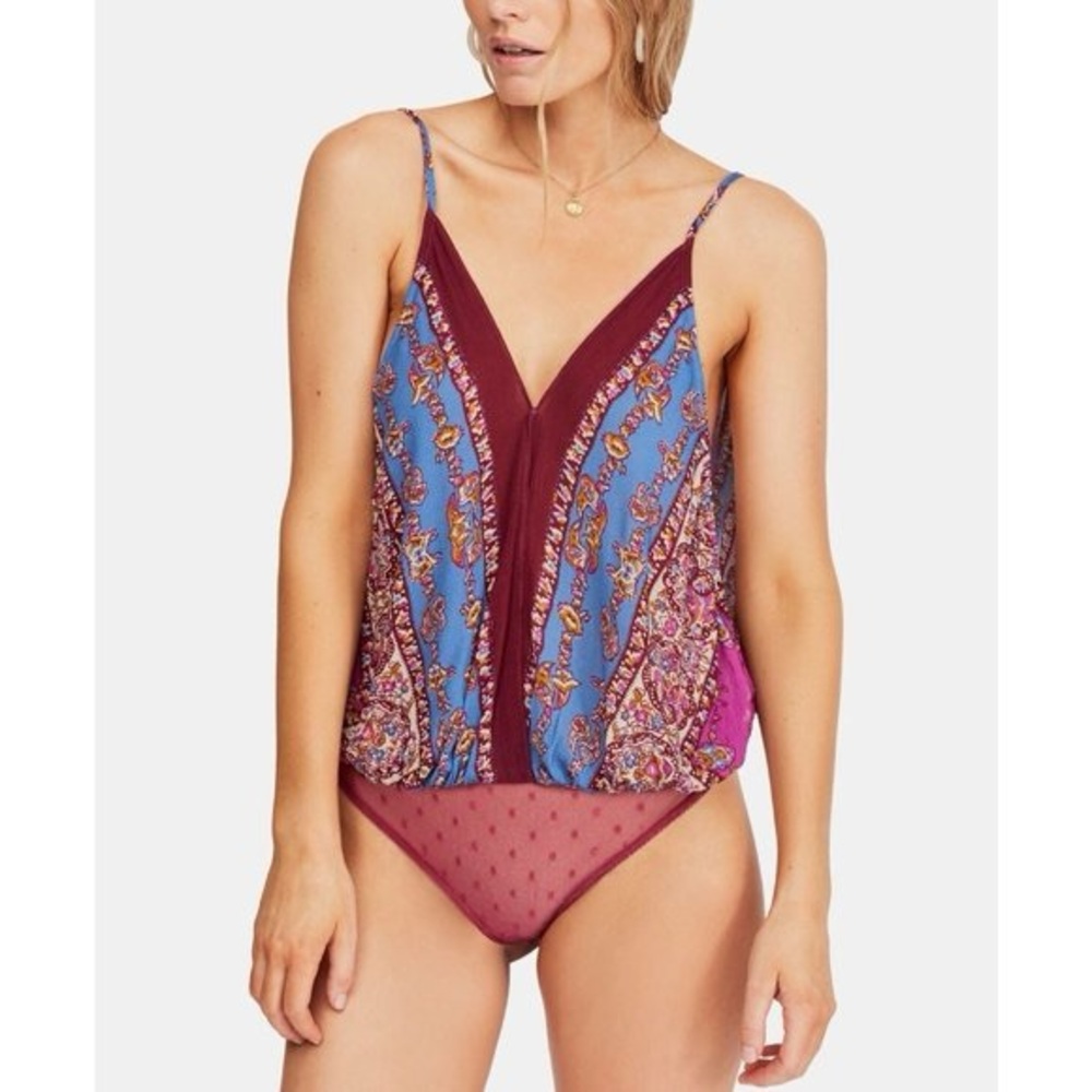 Free People VNeck Bodysuit